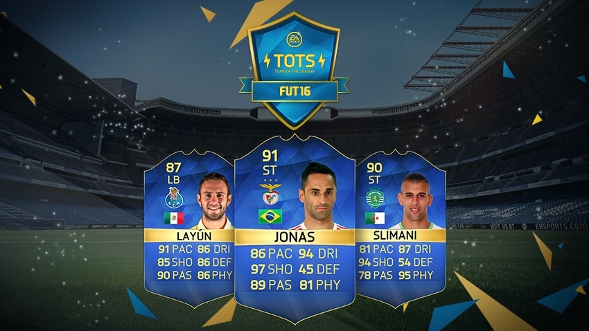 Lire la suite à propos de l’article TOTS Ligue portugaise (Liga Nos) FUT 16