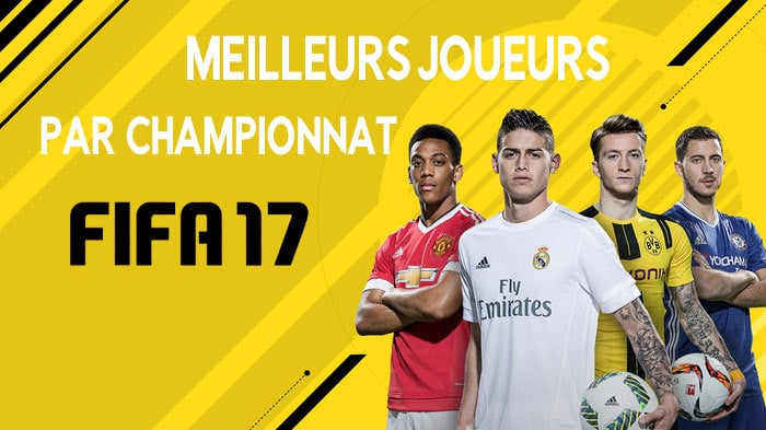 Lire la suite à propos de l’article Meilleurs joueurs FUT 17 par championnat